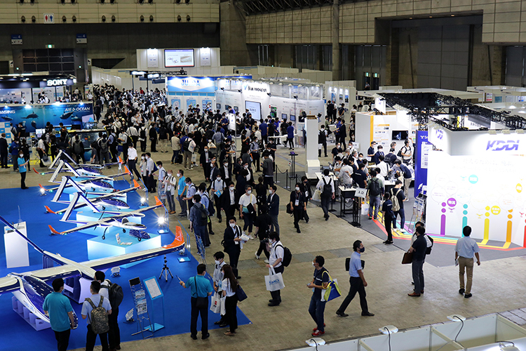 “Japan Drone 2022” produced by Congrès Inc. draws 17,000 attendees