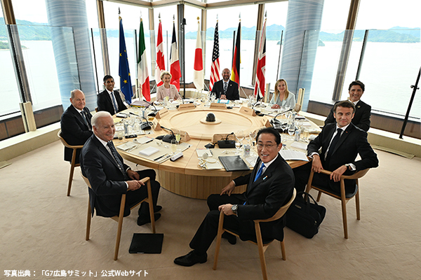 「G7広島サミット」の会場設営・会議運営全般などを担当しました。